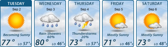 5-Day Forecast